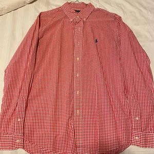 Ralph Lauren Button Down (Red Gingham)